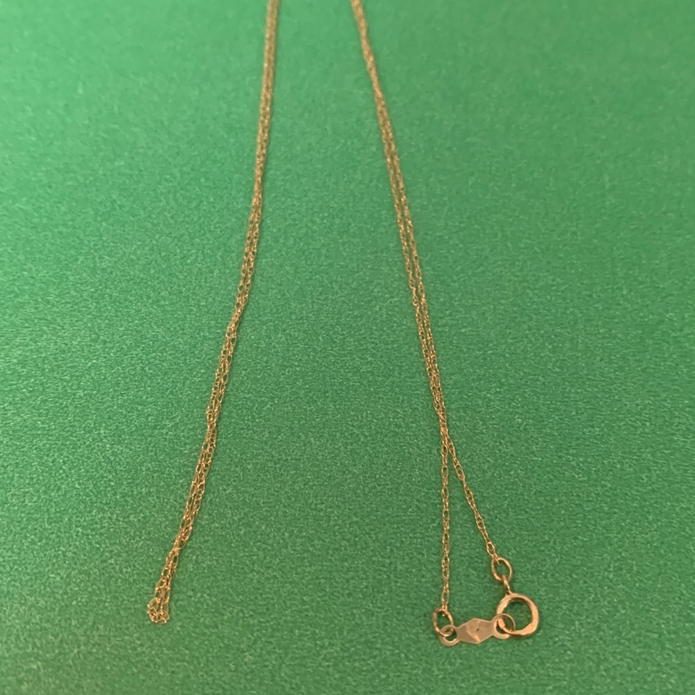 18” Gold Lasered Titan Rope Chain 14k NEW